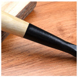 Cincel para tallar carpintería, hoja plana, madera dura con diferentes tamaños, mango de madera forjado a mano, herramientas de grabado, cincel plano, 2 mm
